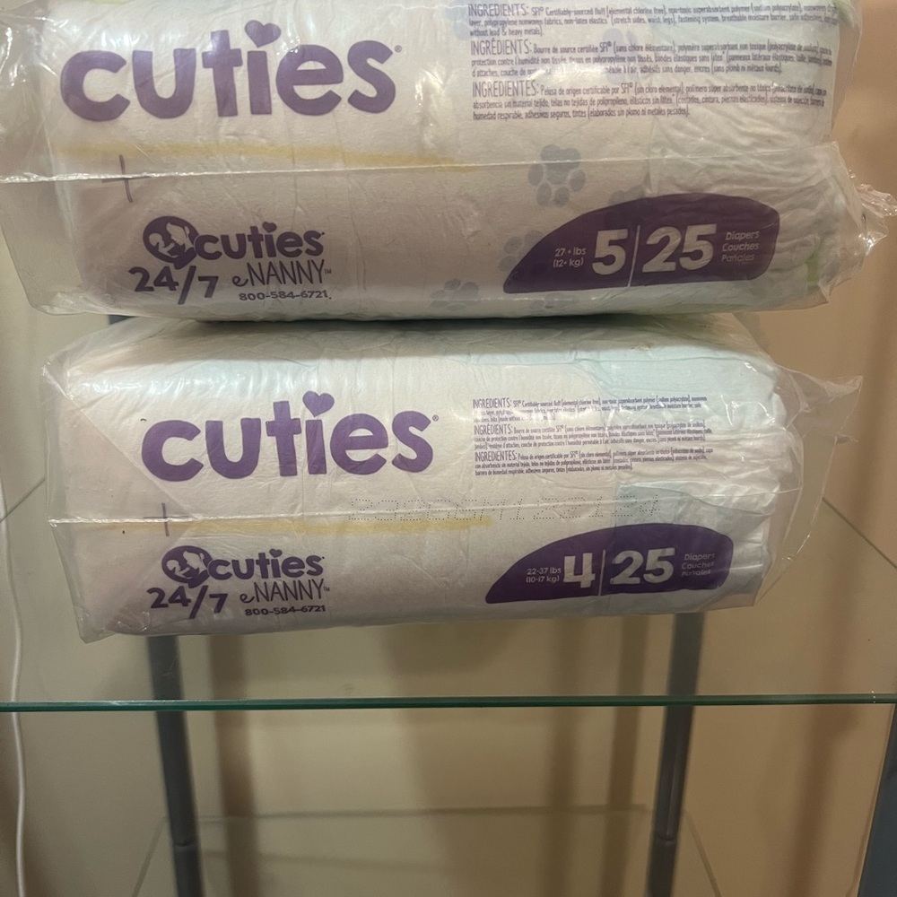 Diaper Covers - Purple and White